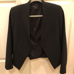 Theory wool stretch open jacket